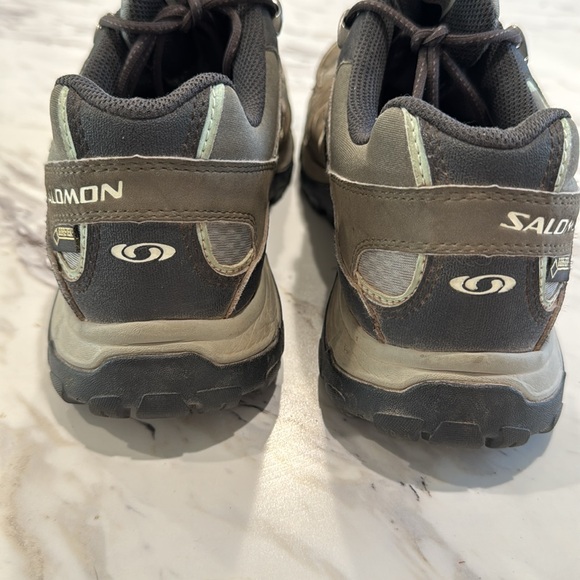 Salomon Women’s GORE-TEX Trail Running Hiking Shoes Sneakers Gray Size 8.5‎ - Picture 5 of 13